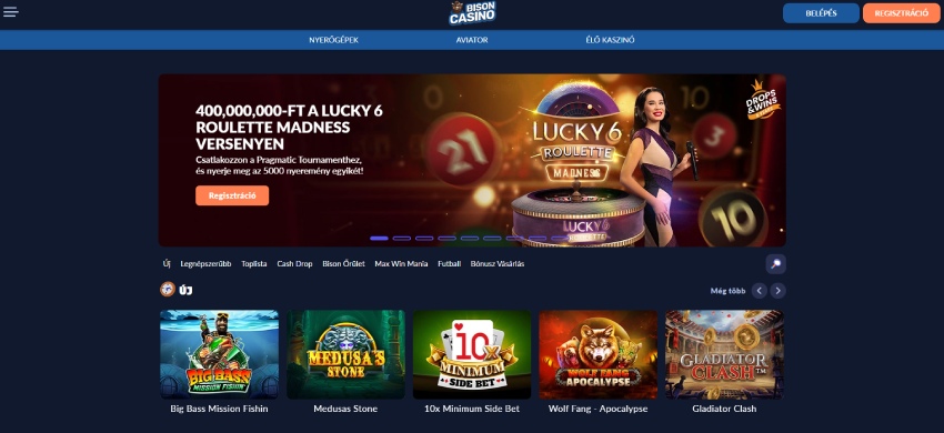 Bison Casino promo Code