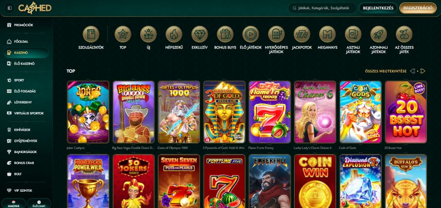 Cashed Casino Bónusz