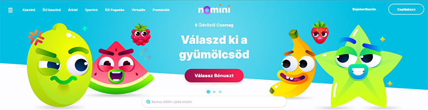 Nomini Casino bónusz